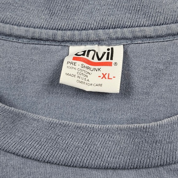 Vintage Mall of America Shirt Underwater World Embossed Anvil XL Gray Sea Life - Picture 3 of 8